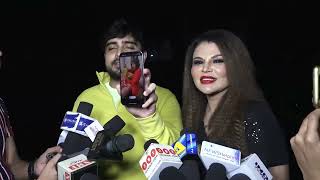Rakhi Sawant With Boyfriend Adil Spotted At Juhu For The Celebration Of Her Birthday