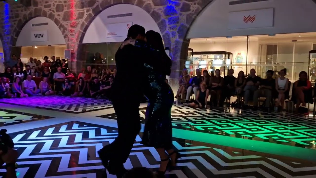 Julio Saavedra e Maria Inês Bogado no Milongueros All Aboard em 22/07/22. 1/4 Na Alameda WOW.