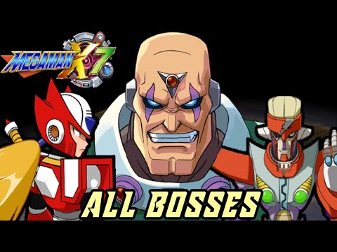 Mega Man X7 - All Bosses [Zero | No Damage | Hard]