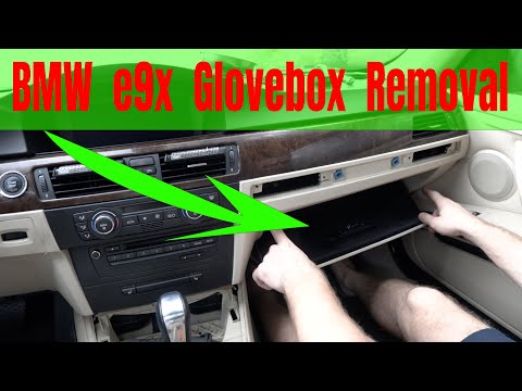 How to remove Glove Box on 07 12 BMW e90 e92