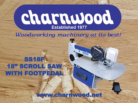 Charnwood's SS18F 18" Scroll Saw with variable speed footpedal control