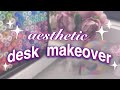 Chaotic To Aesthetic Desk Makeover Pastel Drawing In My Sketchbook