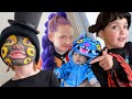 KPOP CANDY HUNTERS Enzo S First Halloween Huntrix In Real Life With Adley Niko Navey Costumes