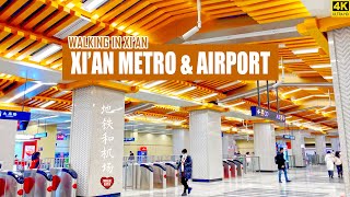 Video : China : Xi'An metro and airport