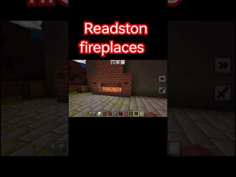 🔥 Insane Redstone Fireplace in Minecraft! #shorts
