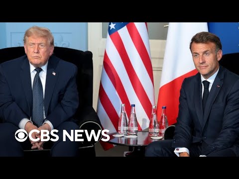 Trump and France's Macron take questions at G7 Summit on Iran war, Strait of Hormuz