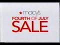 2011 Macys Fourth Of July Sale Mattress Commercial