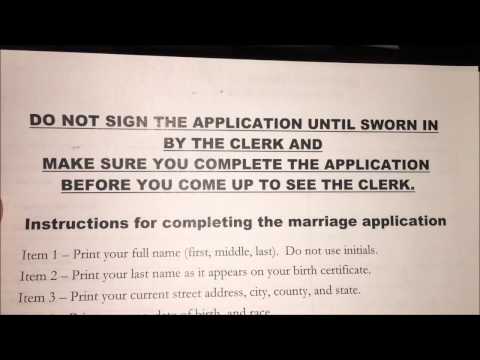 K1 Fiance Visa - Marriage License Requirements @ Georgia Video