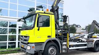 Mercedes-Benz Actros 2532 LTNLA 6X2 Hooklift + Crane, Haak - Kraan hook lift truck for sale - Image 4 | Autoline Mercedes-Benz Actros 2532 LTNLA 6X2 Hooklift + Crane, Haak - Kraan hook lift truck | Image 4 - Autoline