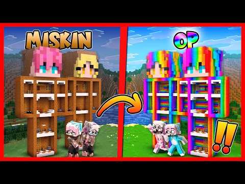 ATUN DAN MOMON BANGUN PATUNG MISKIN SAMPE KAYA !! Feat @sapipurba Minecraft