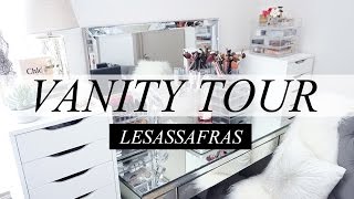 Makeup Vanity Tour and Organization!