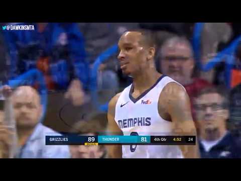 Avery Bradley Full Highlights 2019 03 03 Grizzlies vs Thunder   27 Pts, 7 Asts!