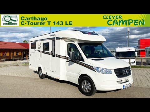 Carthago C-Tourer T 143 LE (2021): What can the Sprinter camper van do? - Test/Review | Clever Ca...