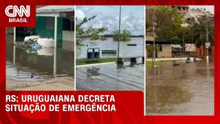 Vídeo: Uruguaiana decreta situação de emergência após cheia do Rio Uruguai | CNN AGORA