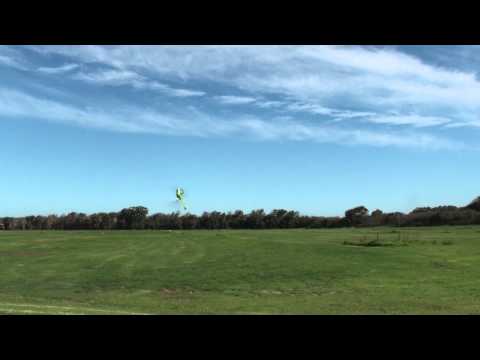 Tareq Alsaadi flying his SAB Goblin 630 in South Africa