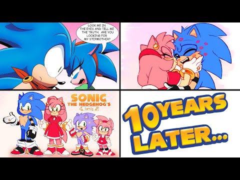 ANOTHER HOUR of Sonamy 10 Years Later - Sonic x Amy Comic Dub MEGA COMP