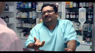 A Working Patient in Chemist Shop