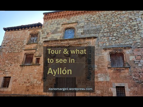 What to see in a tourist visit to the village of Ayllón in Spain  + Achievements list Set 2