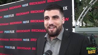 Actor Alex Bentley Interview at Beckman World Premiere video