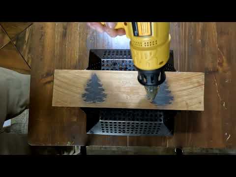 Burning a Wood Picture| Bull Elk & Trees