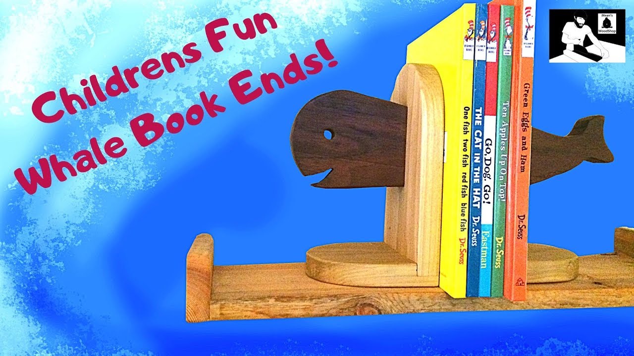 Fun Whale Book Ends