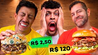 PROVANDO COMIDA CARA vs COMIDA BARATA 🍔😂 TESTE AS CEGAS DO IFOOD