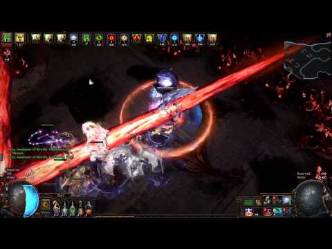 POE Delirium, Sirus lvl 8, Herald Stacking Guardian WO + Arc