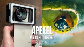 Apexel Macro Fill Light Set | Unboxing and First Impressions