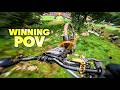 POV Winning The HARDEST Race In Mountain Biking Asa Vermette At Red Bull Hardline Wales