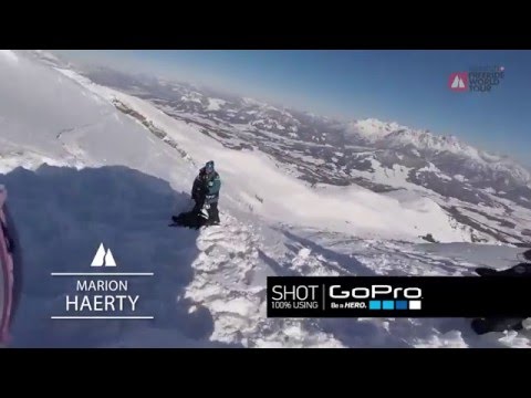 GoPro Run Marion Haerty 3rd place - Fieberbrunn Kitzbüheler Alpen - Swatch Freeride World Tour 2016