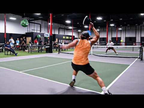 Tennis Player in 4.0 Singles Pickleball Tourney After a Week of Playing