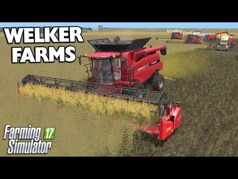 Farming Simulator 17 - Welker Farms Multiplayer Timelapse Daggerwin Server
