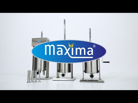 Maxima Gastro Wurstfüller - 25 l - Automatisch - Vertikal - inkl. 4 Füllrohre