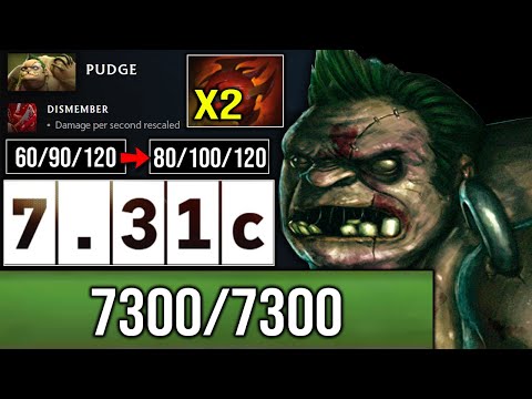 VALVE BUFF PUDGE IN 7.31c! - First 7000HP Pudge Raid Boss is here!!