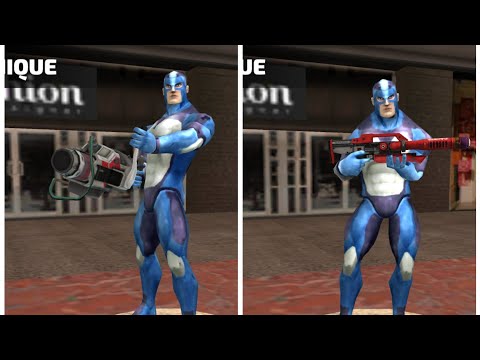 Rope hero vice town bfg vs bbq gun Comparison