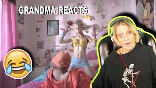 Grandma REACTS to DIE ANTWOORD - BABY&#39;S ON FIRE (FUNNY!)