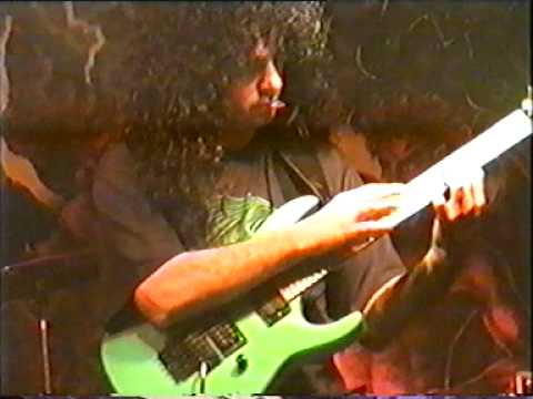 Arthur Falcone - Live guitar solo at Mephisto Rock Cafè (Al) Italy   01-21-2000