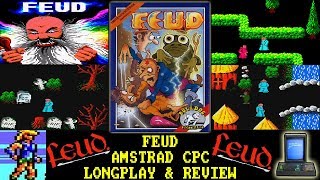[AMSTRAD CPC] Feud - Longplay & Review (Live Stream Edit) 100% End Game Rating!