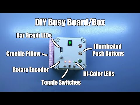 DIY Busy Board / Busy Box: Engaging Fun for Little Explorers! #toys #diy