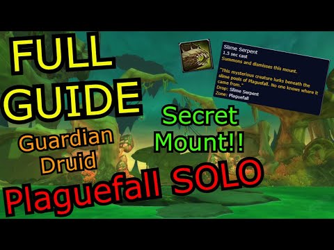 NEW SECRET HIDDEN MOUNT in PLAGUEFALL! - Slime Serpent Mount Complete Guide!!
