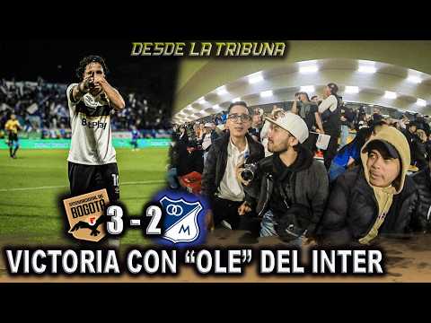 DOBLETE DE KEVIN PARRA DESDE LA TRIBUNA INTERNACIONAL DE BOGOTÁ VS MILLONARIOS (3-2) Liga Colombiana