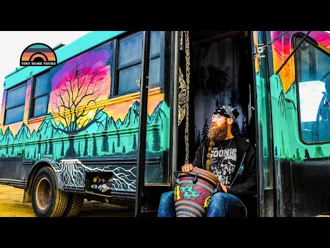 Ford E-450 Bus Conversion - Fulltime Tiny House Living On A Budget