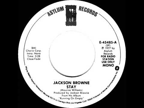 1978 Jackson Browne - Stay (mono radio promo 45)