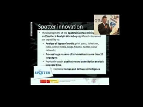 [EN] Spotter - Text mining and sentiment analysis for cross media analysis