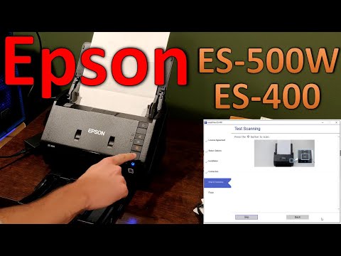 Quick Set-up and Review - Epson ES-400, ES-500W Document Scanner