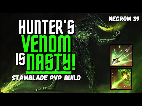 Venomous Smite HITS HARD! 🐍 Stamblade PVP Build - ESO Necrom 39