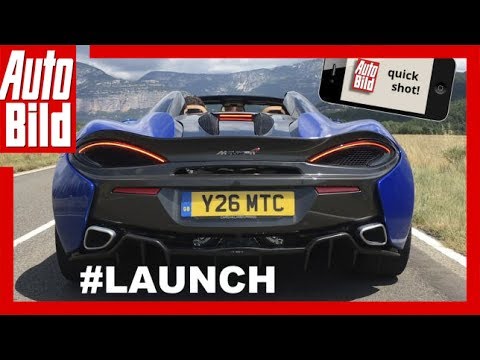 Quickshot: McLaren 570S Spider Launch/Start/Sound (2017)
