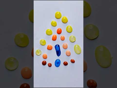 Water drop color mixing #shorts #art #waterdrop #colormixing
