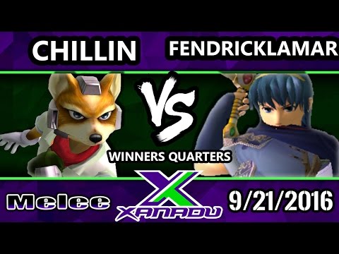 S@X 168 - FendrickLamar (Marth) Vs. Liquid` Chillin (Fox) SSBM Winners Quarters - Smash Melee