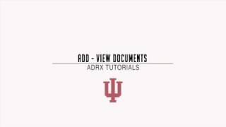 Add - View Documents in the AdRx Platform
